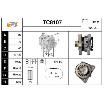 Photo Alternateur SNRA TC8107