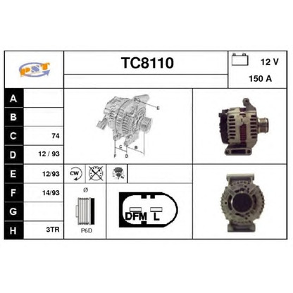 Foto Alternatore SNRA TC8110