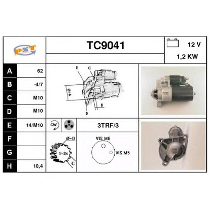 Foto Motorino d'avviamento SNRA TC9041