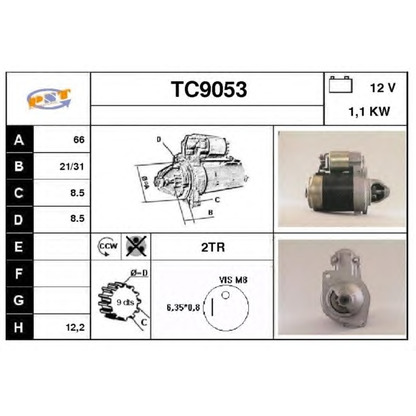 Foto Motorino d'avviamento SNRA TC9053