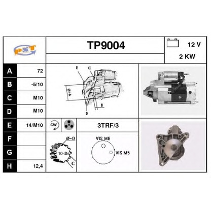 Foto Motorino d'avviamento SNRA TP9004