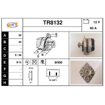 Photo Alternator SNRA TR8132