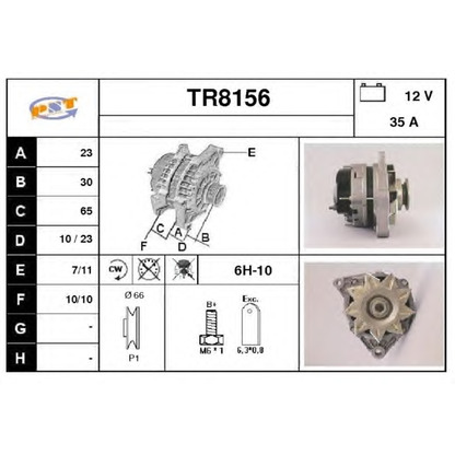 Foto Alternatore SNRA TR8156