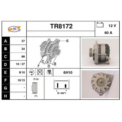 Foto Alternatore SNRA TR8172