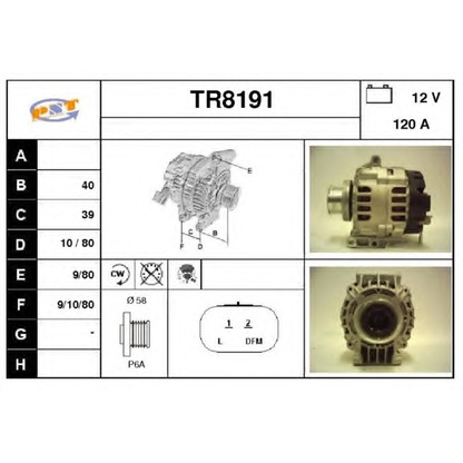 Foto Alternatore SNRA TR8191