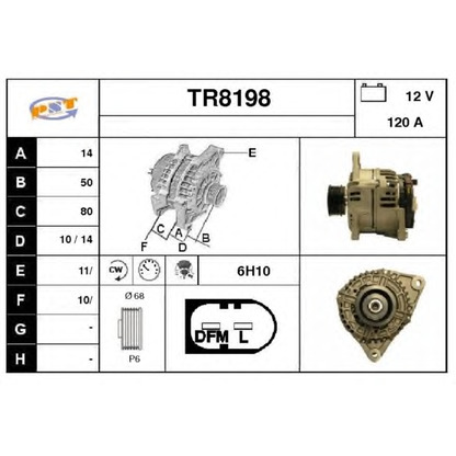 Photo Alternateur SNRA TR8198