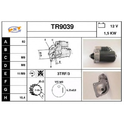 Photo Démarreur SNRA TR9039