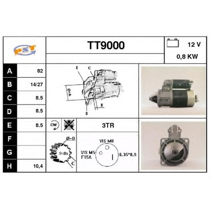 Фото Стартер SNRA TT9000