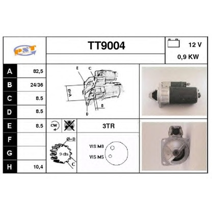 Foto Motorino d'avviamento SNRA TT9004