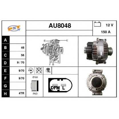 Foto Alternatore SNRA AU8048