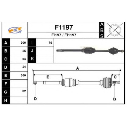 Foto Antriebswelle SNRA F1197