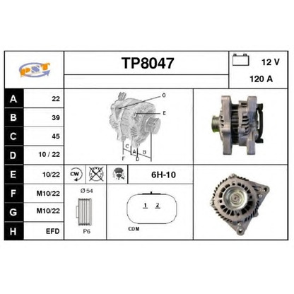 Photo Alternator SNRA TP8047