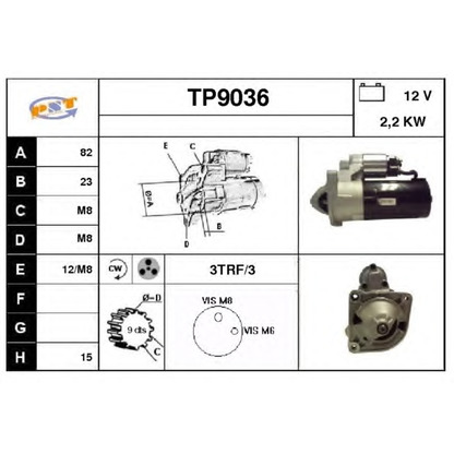 Фото Стартер SNRA TP9036