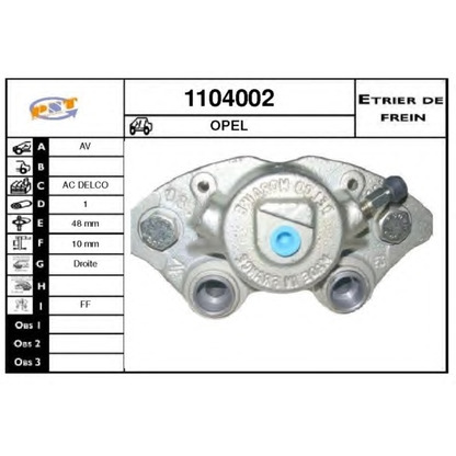 Foto Pinza freno SNRA 1104002