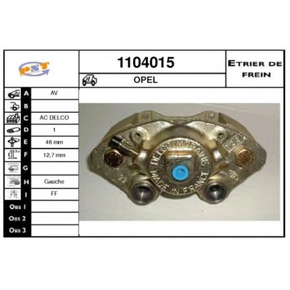 Foto Pinza freno SNRA 1104015