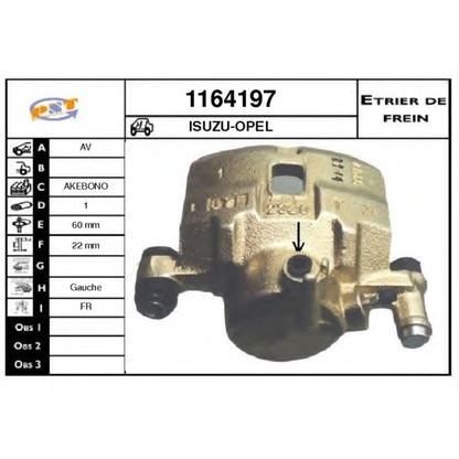 Photo Brake Caliper SNRA 1164197