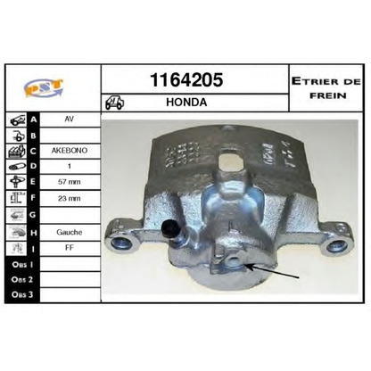 Photo Brake Caliper SNRA 1164205