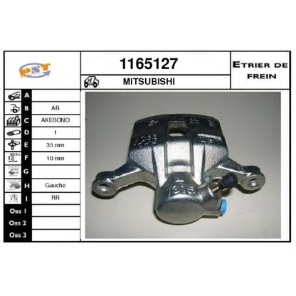 Photo Brake Caliper SNRA 1165127