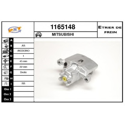 Photo Brake Caliper SNRA 1165148