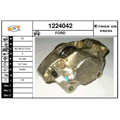 Photo Brake Caliper SNRA 1224042