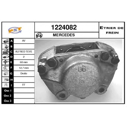 Photo Brake Caliper SNRA 1224082