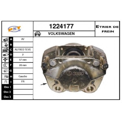 Photo Brake Caliper SNRA 1224177