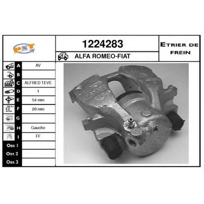 Photo Brake Caliper SNRA 1224283