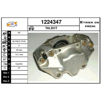 Photo Brake Caliper SNRA 1224347