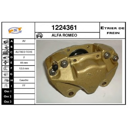 Photo Brake Caliper SNRA 1224361