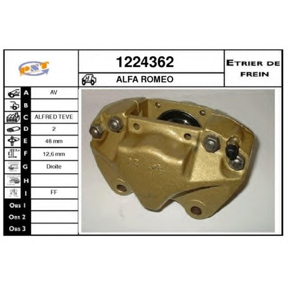 Photo Brake Caliper SNRA 1224362