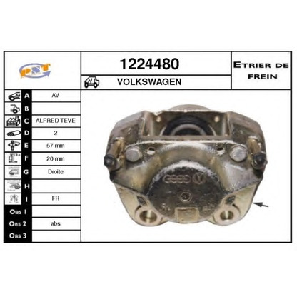 Photo Brake Caliper SNRA 1224480