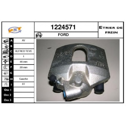 Photo Brake Caliper SNRA 1224571