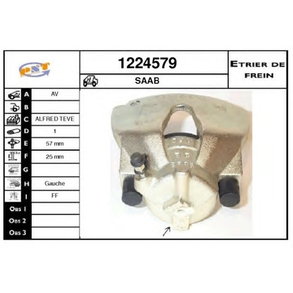 Photo Brake Caliper SNRA 1224579