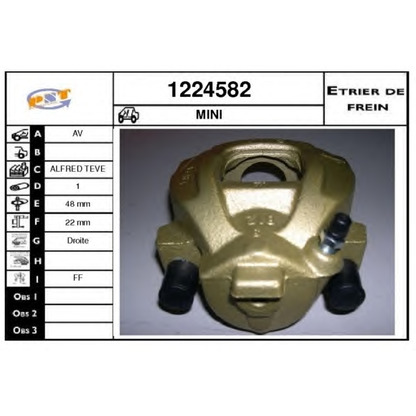 Photo Brake Caliper SNRA 1224582