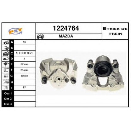 Photo Brake Caliper SNRA 1224764