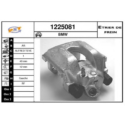 Foto Pinza de freno SNRA 1225081