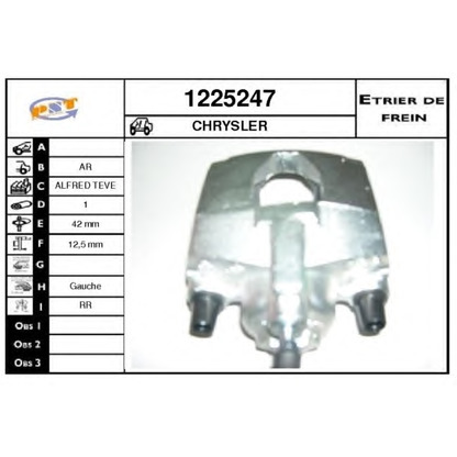 Photo Brake Caliper SNRA 1225247