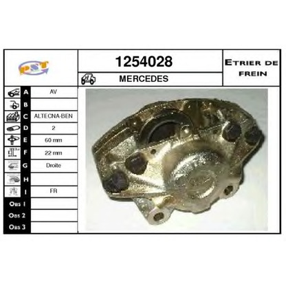 Photo Brake Caliper SNRA 1254028