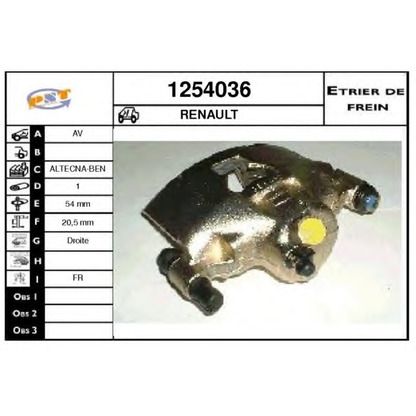 Photo Brake Caliper SNRA 1254036