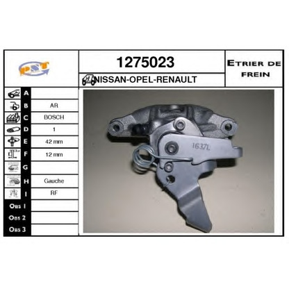 Photo Brake Caliper SNRA 1275023