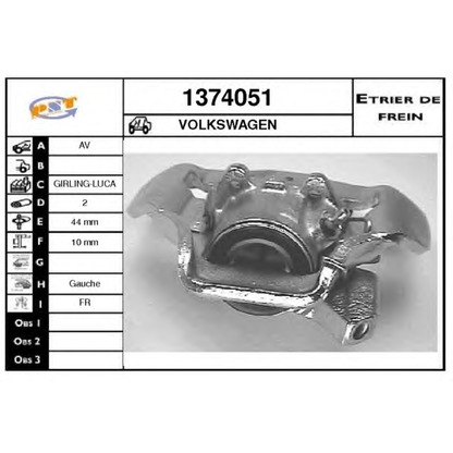 Photo Brake Caliper SNRA 1374051