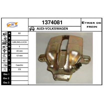 Photo Brake Caliper SNRA 1374081