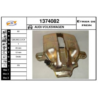 Photo Brake Caliper SNRA 1374082