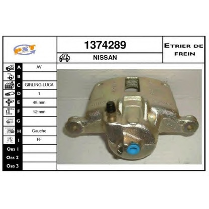 Photo Brake Caliper SNRA 1374289