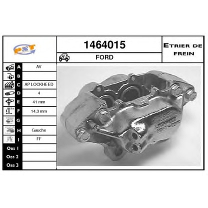 Foto Pinza de freno SNRA 1464015