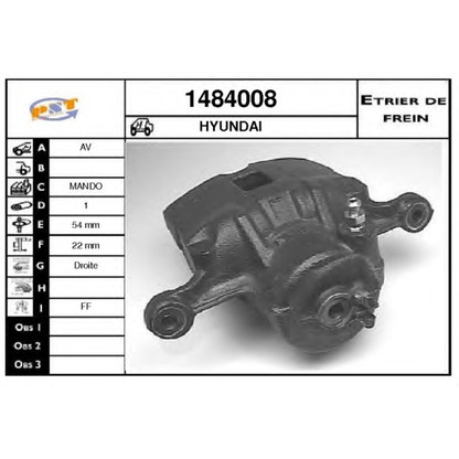 Photo Brake Caliper SNRA 1484008