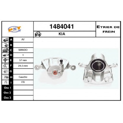 Photo Brake Caliper SNRA 1484041