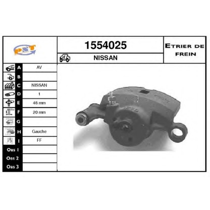 Photo Brake Caliper SNRA 1554025