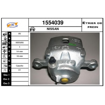 Photo Brake Caliper SNRA 1554039