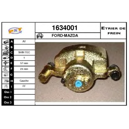 Photo Brake Caliper SNRA 1634001